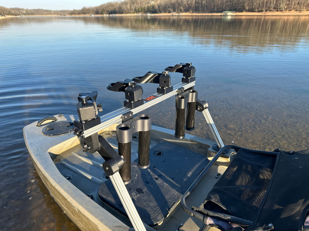 Flush Mounted Kayak Rod Rack