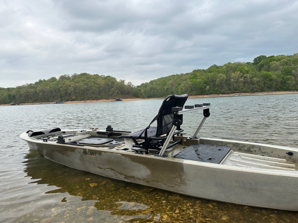 Flush Mounted Kayak Rod Rack