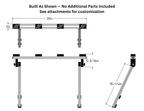 Flush Mounted Kayak Rod Rack