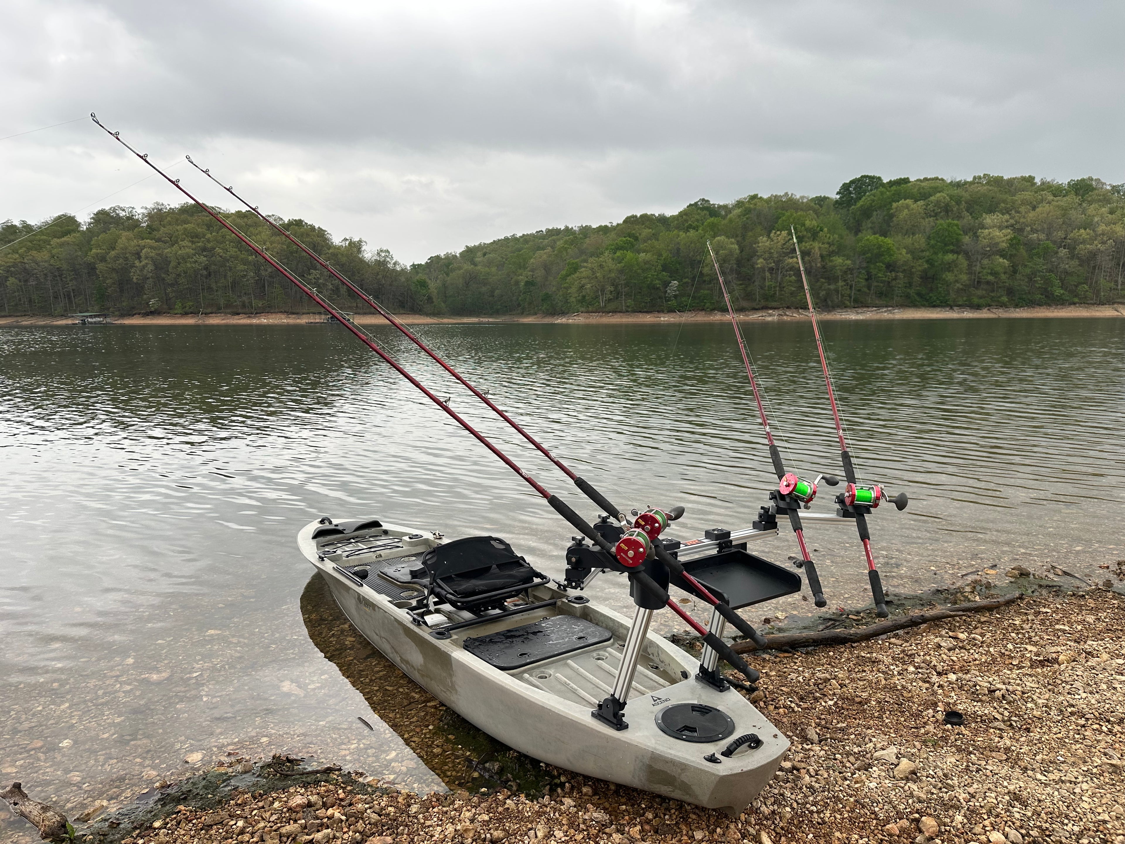 Kayak Rod Rack – Rowdy Rig Kayak Rod Rack – Rowdy Rig